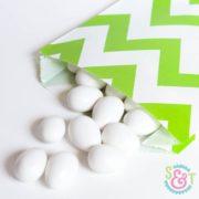 Lime Chevron Goodie Bags