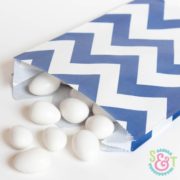 Navy Chevron Goodie Bags