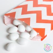 Orange Chevron Goodie Bags