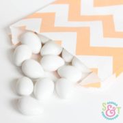 Peach Chevron Goodie Bags