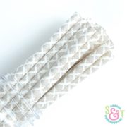 Gray Damask Paper Straws