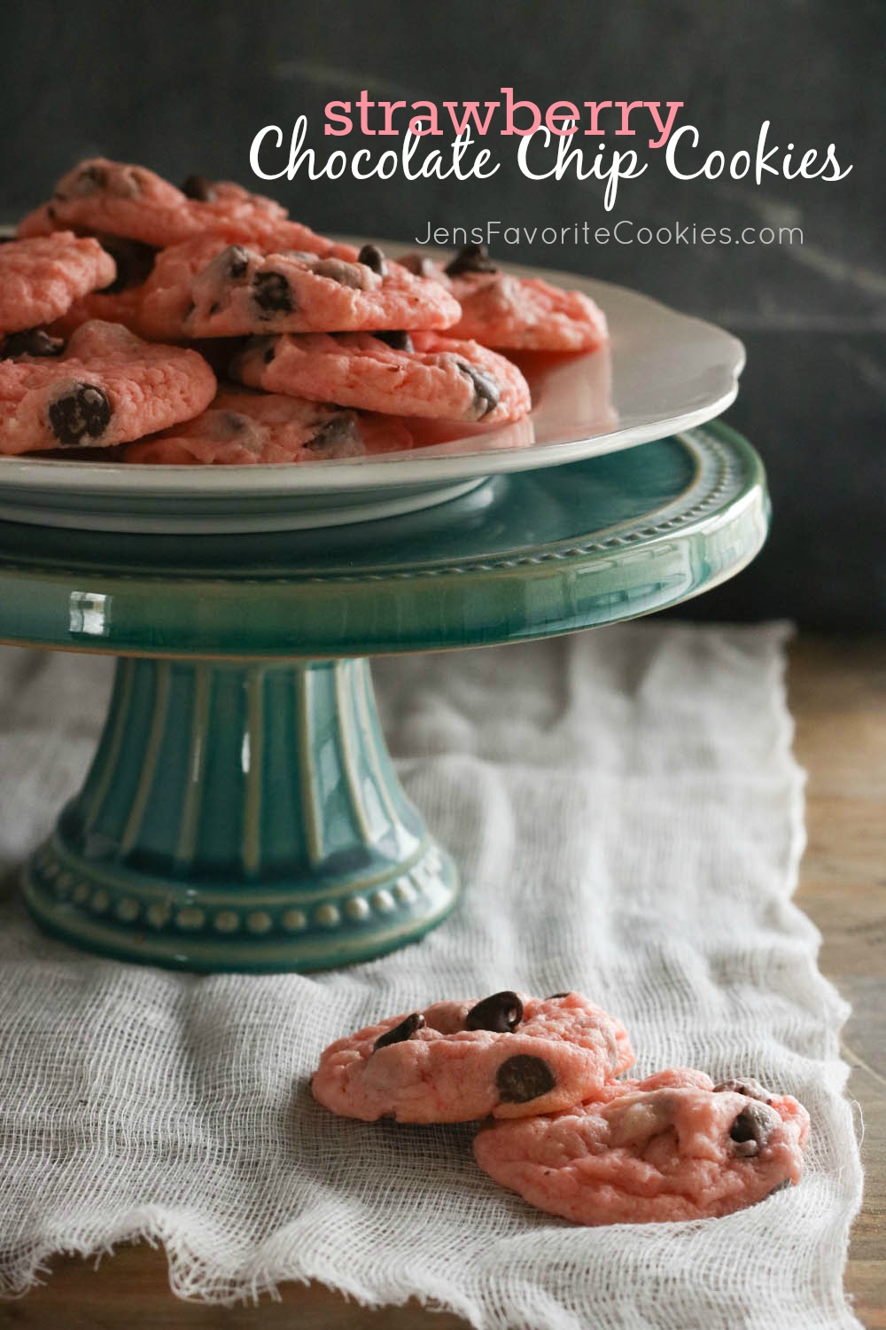 self proclaimed foodie strawberry chocolate chip cookies